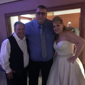 Gallaghers with friends and family