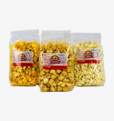 4 cup bags of Chicagoland popcorn